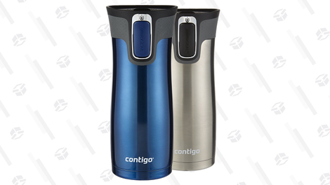 2-Pack Contigo AUTOSEAL West Loop Stainless Steel Travel Mugs, 16 oz | $26 | AmazonContigo AUTOSEAL West Loop Stainless Steel Travel Mug, 24 oz. | $19 | Amazon